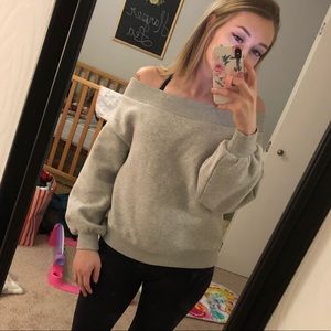 H & M off the shoulder sweater